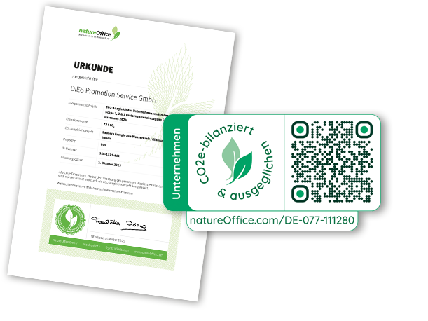 DIE6 ist CO2-neutral